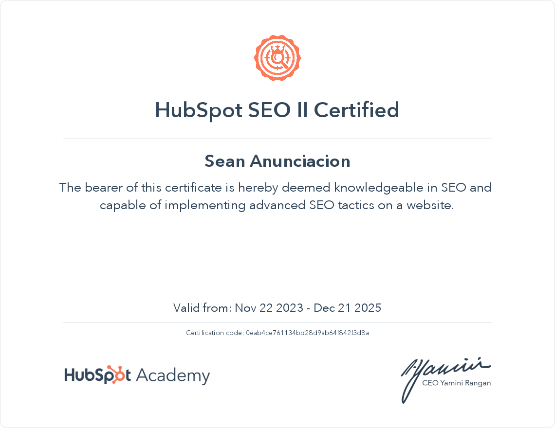Certificate 3